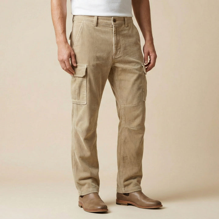 Alessandro Corduroy Cargo Trousers