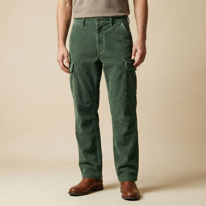 Alessandro Corduroy Cargo Trousers