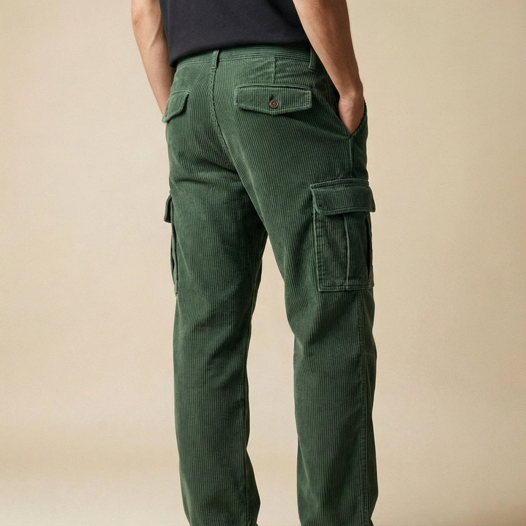 Alessandro Corduroy Cargo Trousers