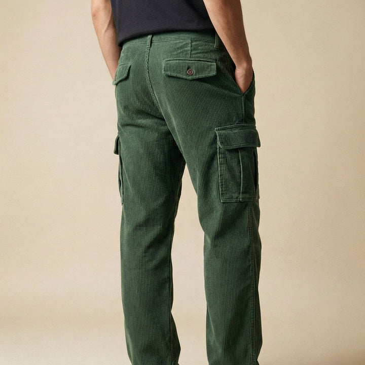 Alessandro Corduroy Cargo Trousers