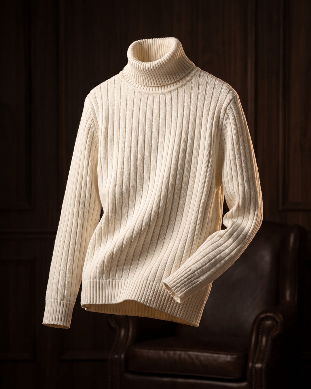 Pio Ribbed Turtleneck Sweater