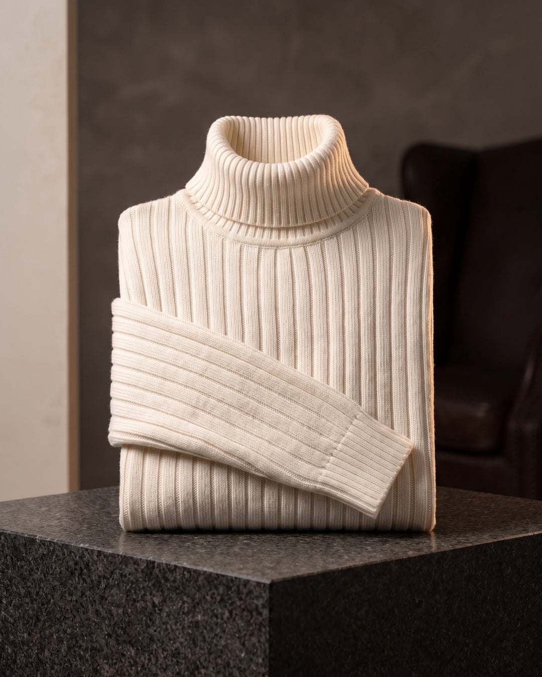 Pio Ribbed Turtleneck Sweater
