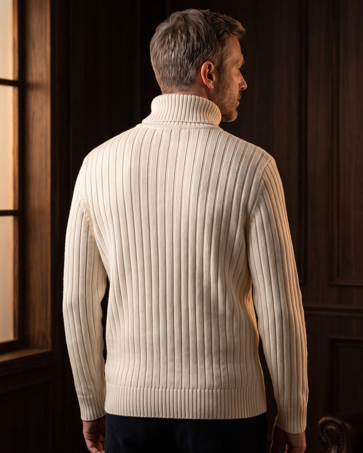 Pio Ribbed Turtleneck Sweater