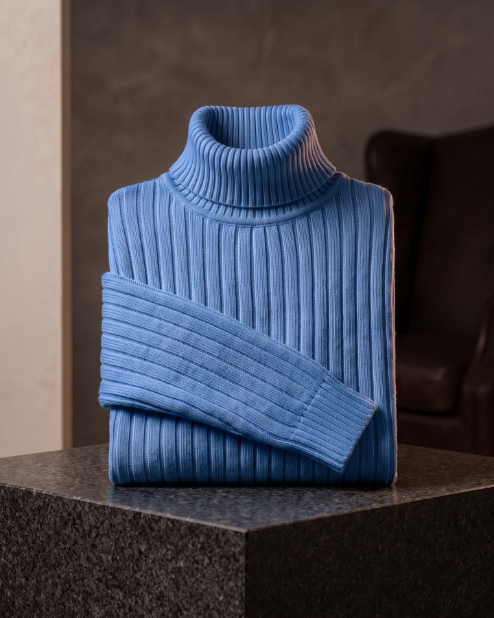 Pio Ribbed Turtleneck Sweater
