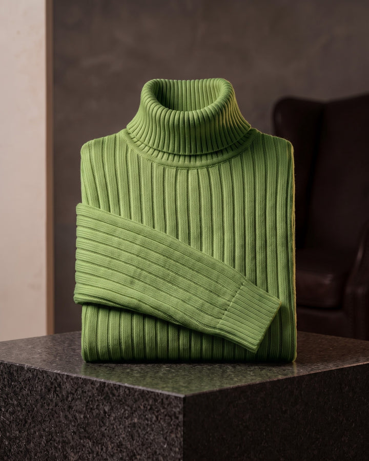 Pio Ribbed Turtleneck Sweater