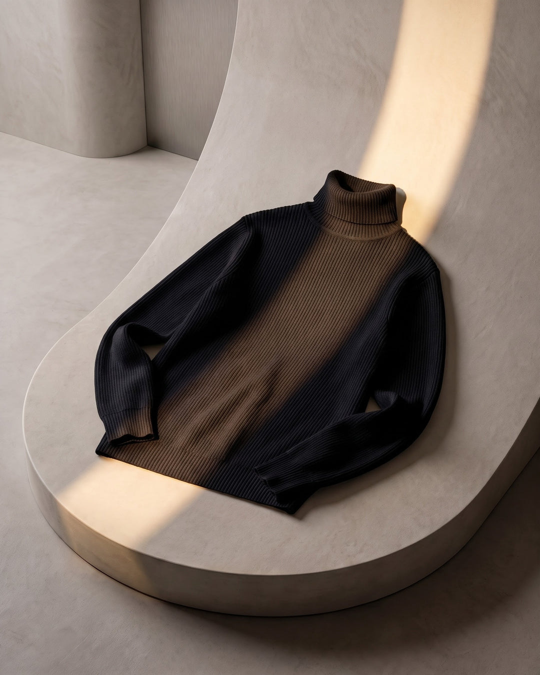 Pio Ribbed Turtleneck Sweater