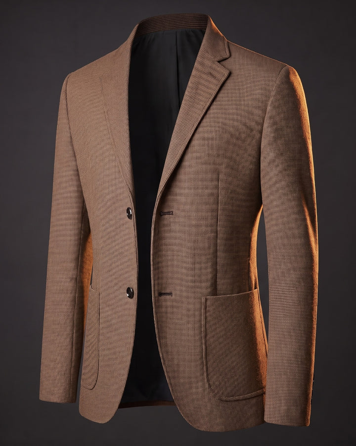 Ricardo Micro-Houndstooth Blazer