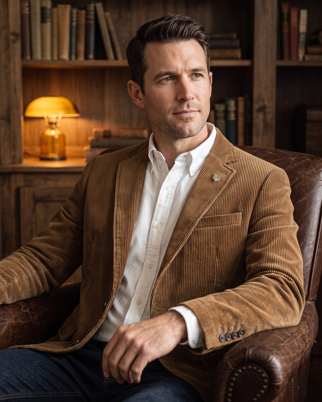 Riccardo Corduroy Cotton Blazer