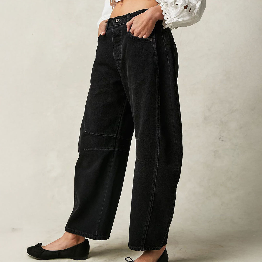 Marta Wide-Leg Panel Jeans