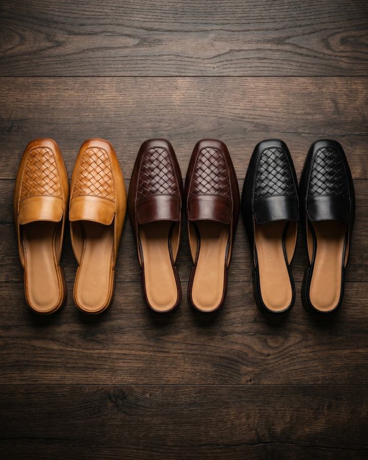 Clara Cowhide Leather Mule