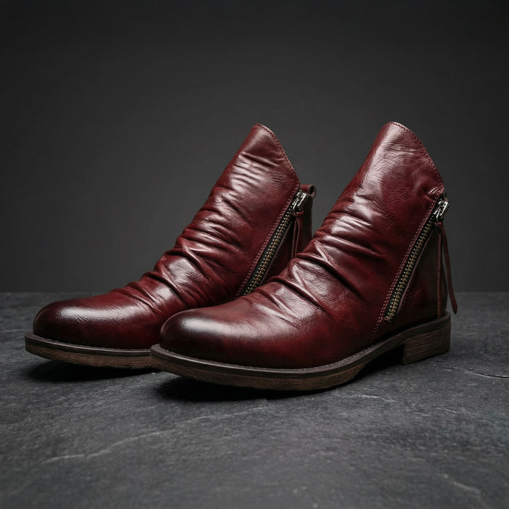 Nico Leather Zip Boot