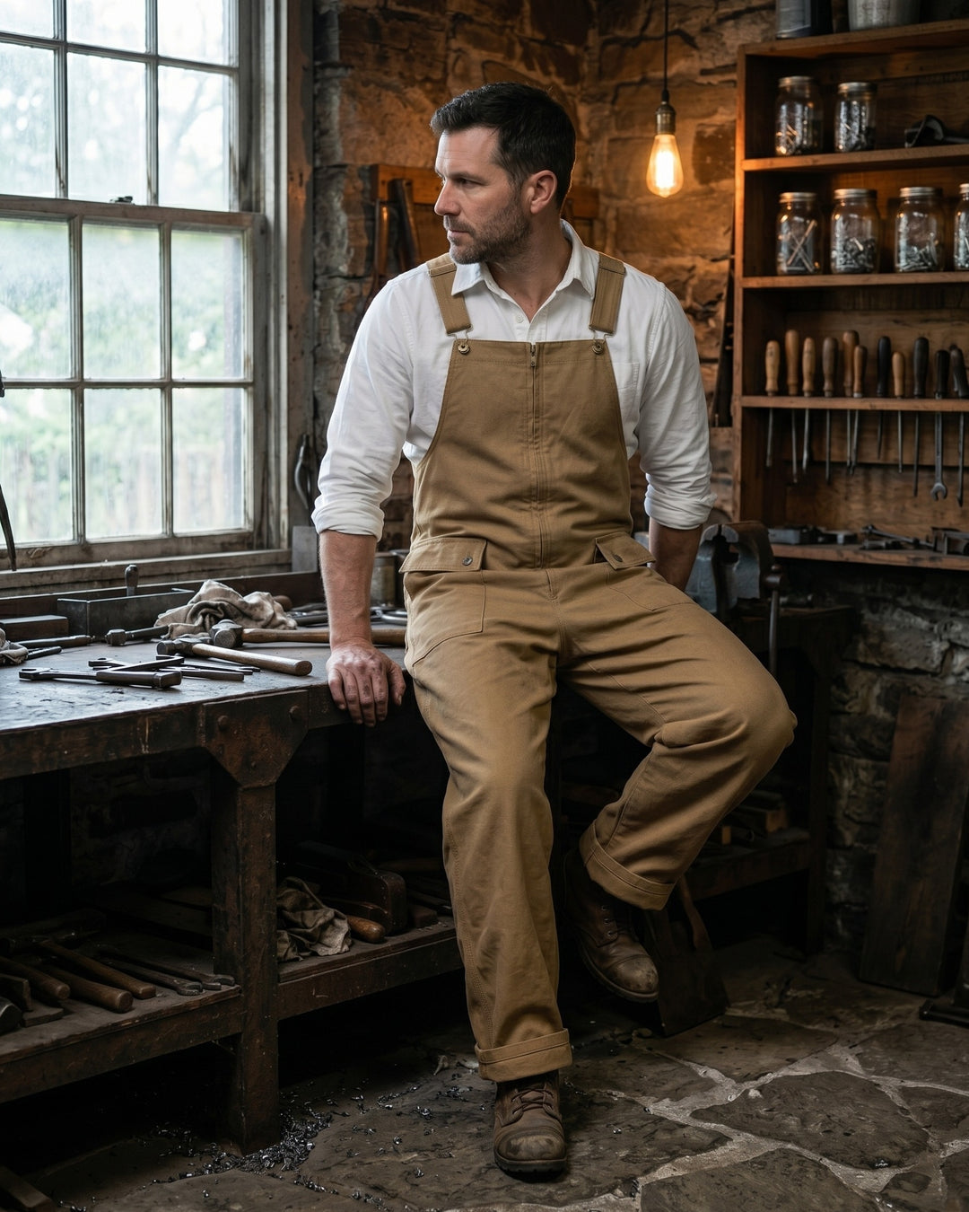Vincenzo Cotton Overalls