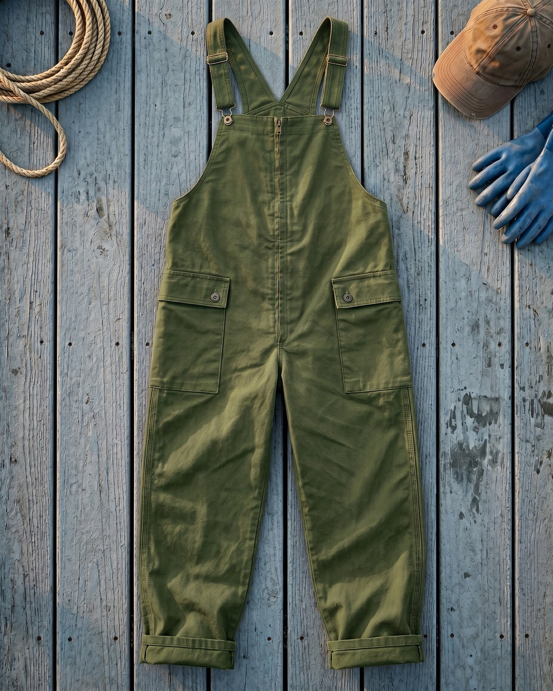 Vincenzo Cotton Overalls