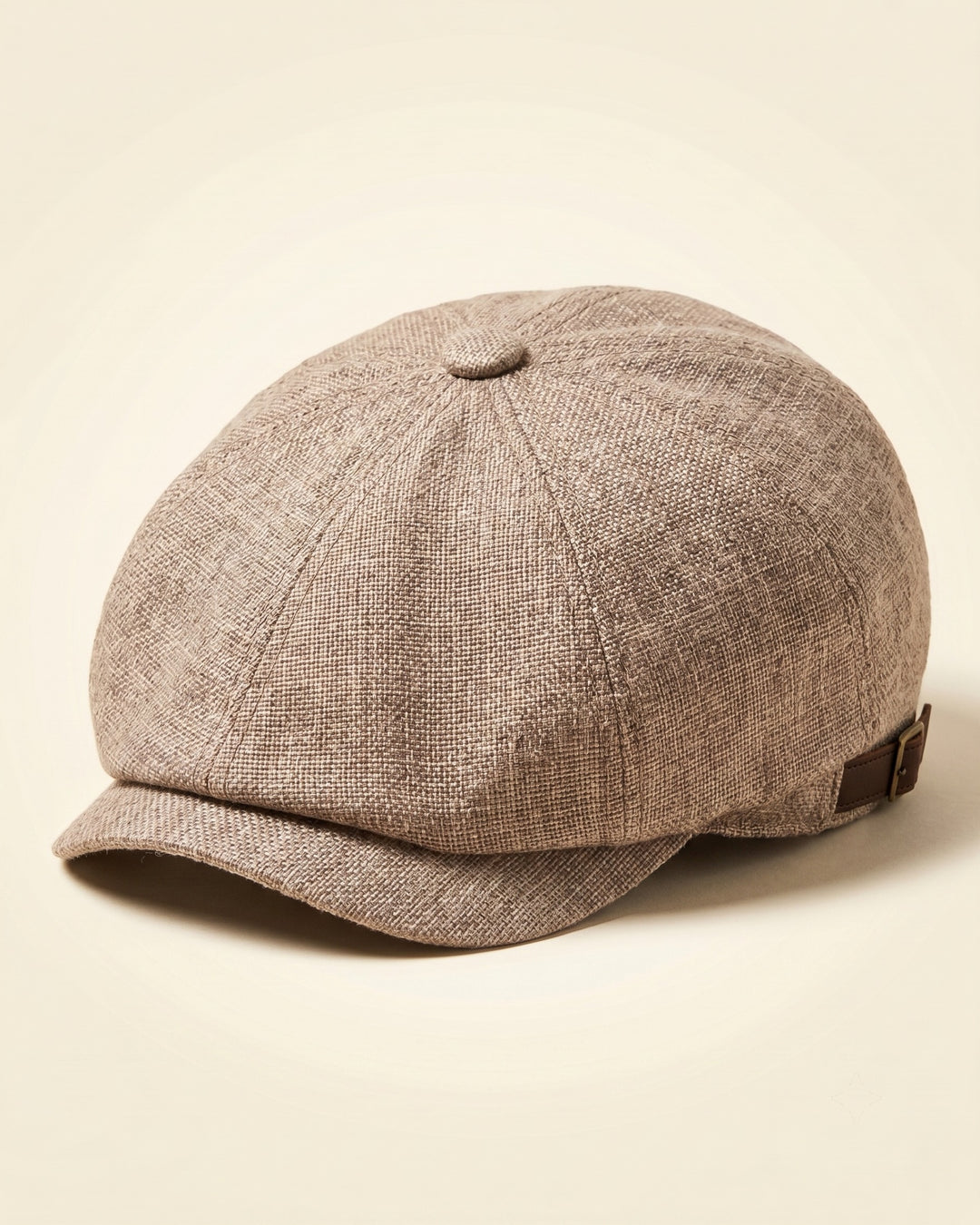 Virgilio Textured Woven Newsboy Cap