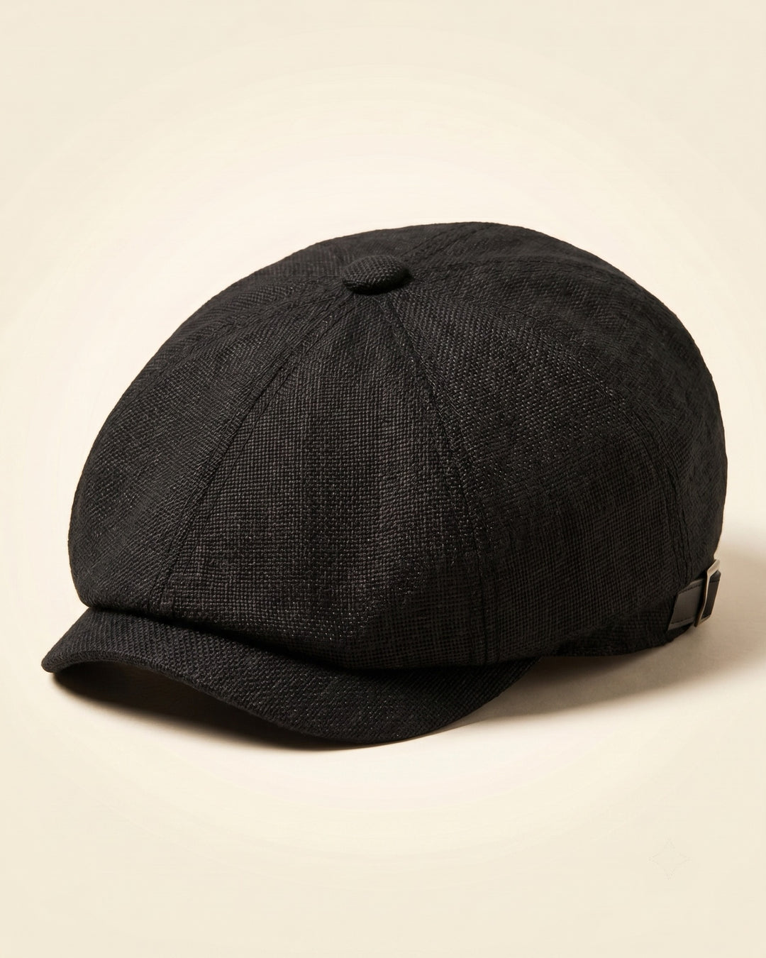 Virgilio Textured Woven Newsboy Cap