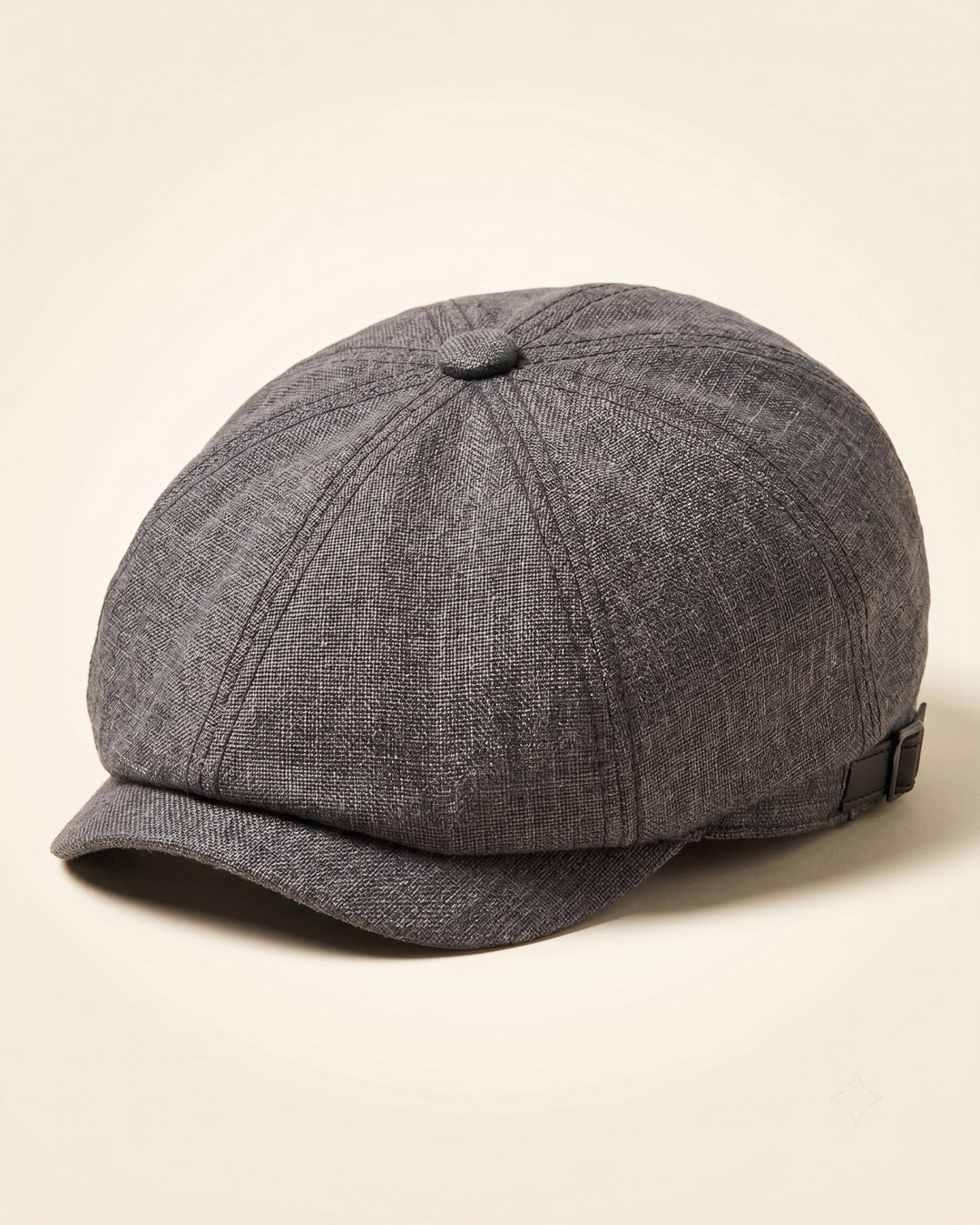 Virgilio Textured Woven Newsboy Cap