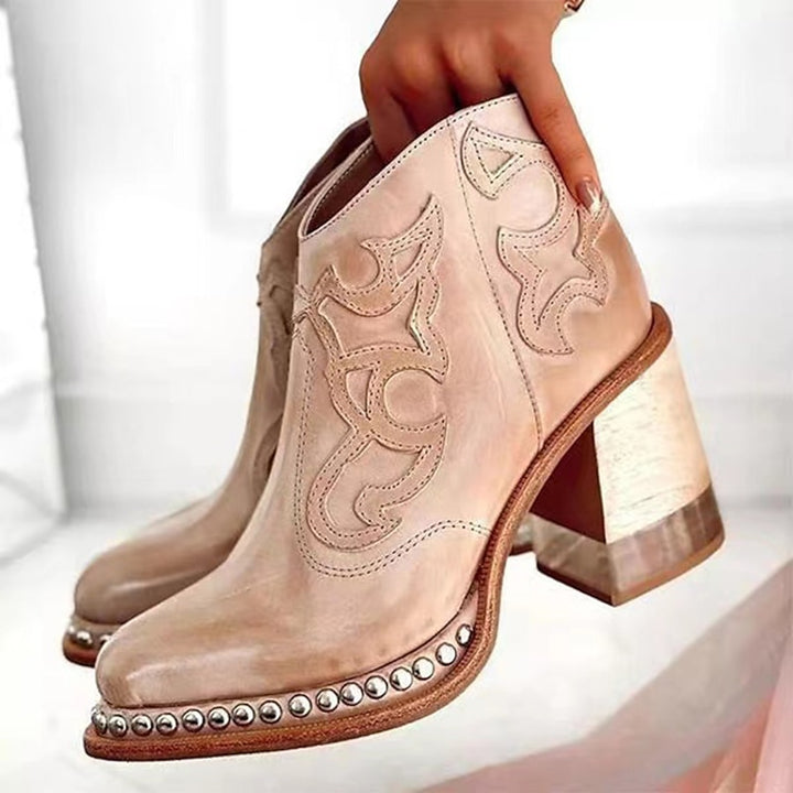 Marisol Studded Western Boots