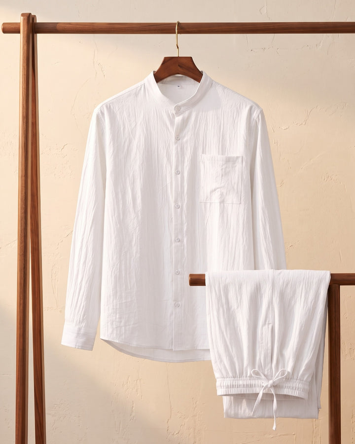Zeno Linen Shirt and Trouser Set